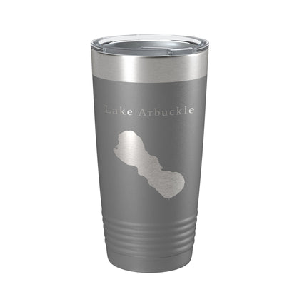 Lake Arbuckle Map Tumbler Travel Mug Insulated Laser Engraved Coffee Cup Florida 20 oz-16