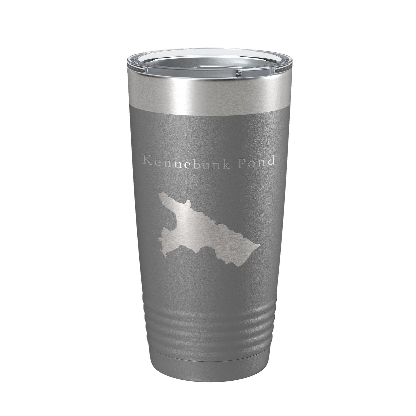 Kennebunk Pond Tumbler Lake Map Travel Mug Insulated Laser Engraved Coffee Cup Maine 20 oz-16