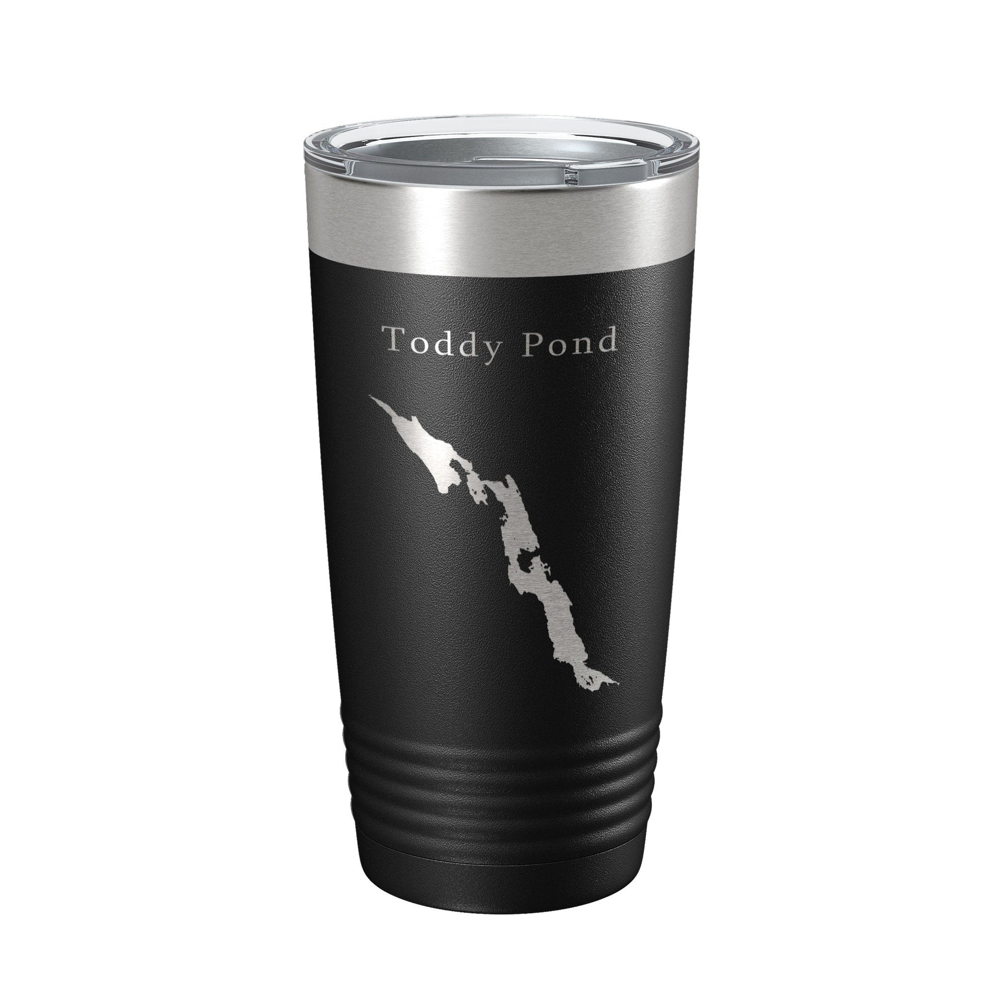 Toddy Pond Tumbler Lake Map Travel Mug Insulated Laser Engraved Coffee Cup Maine 20 oz-5