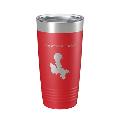 Newman Lake Map Tumbler Travel Mug Insulated Laser Engraved Coffee Cup Washington 20 oz-10