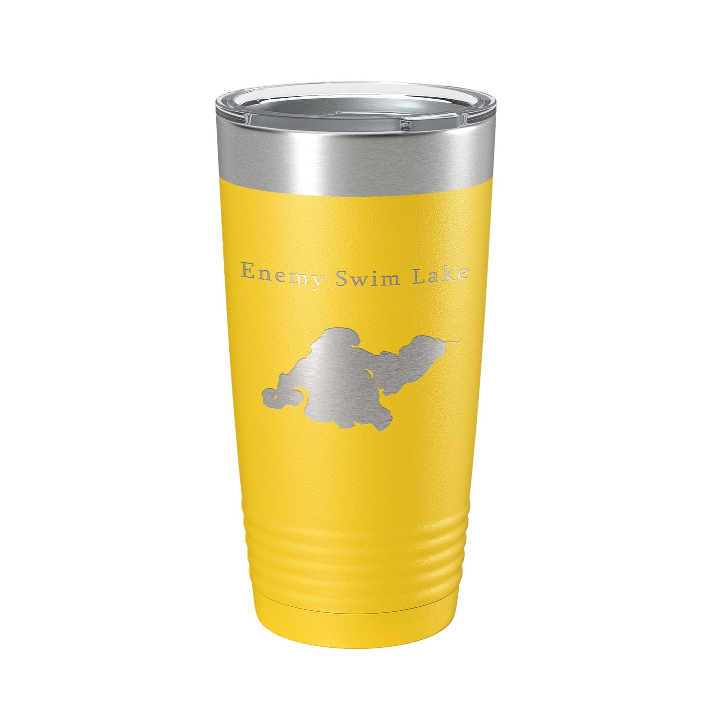 Enemy Swim Lake Map Tumbler Travel Mug Insulated Laser Engraved Coffee Cup South Dakota 20 oz-19