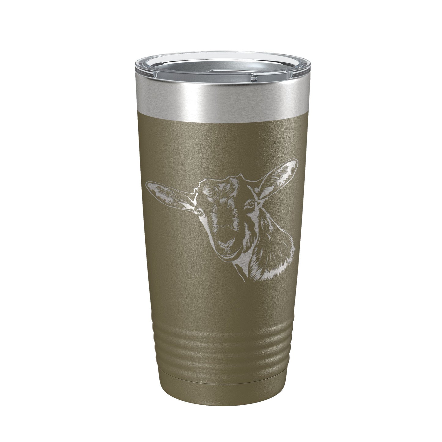 Goat Face Tumbler Goat Farmer Travel Mug Insulated Laser Engraved Coffee Cup Gift 4H 20 oz-21