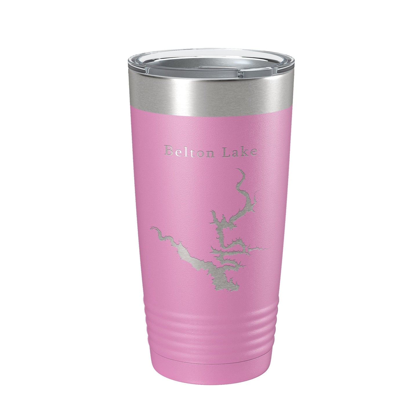 Belton Lake Map Tumbler Travel Mug Insulated Laser Engraved Coffee Cup Texas 20 oz-14