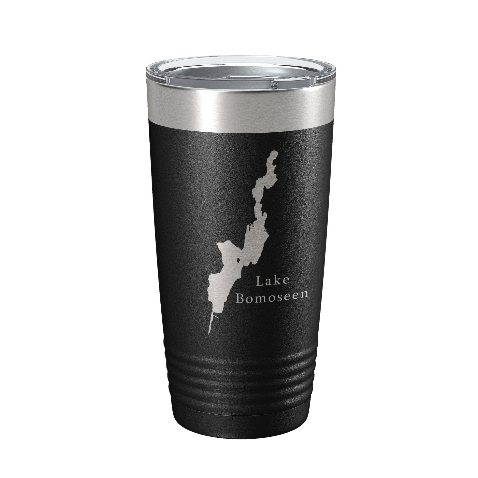 Lake Bomoseen Map Tumbler Travel Mug Insulated Laser Engraved Coffee Cup Vermont 20 oz-5