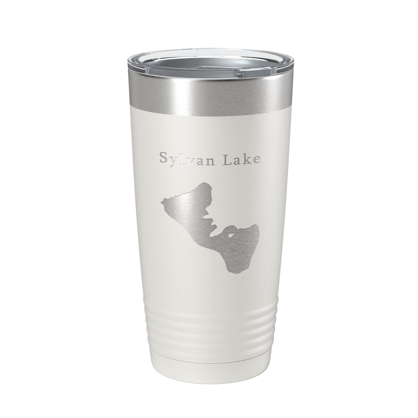 Sylvan Lake Map Tumbler Travel Mug Insulated Laser Engraved Coffee Cup Custer State Park South Dakota 20 oz-1