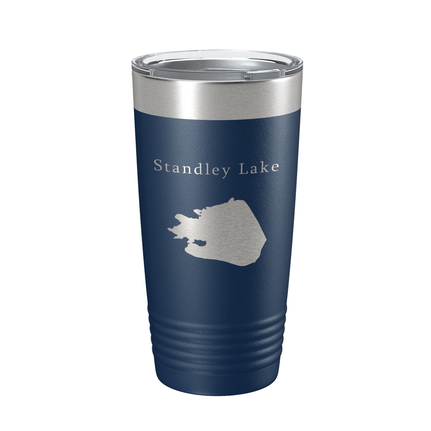 Standley Lake Map Tumbler Travel Mug Insulated Laser Engraved Coffee Cup Colorado 20 oz-2