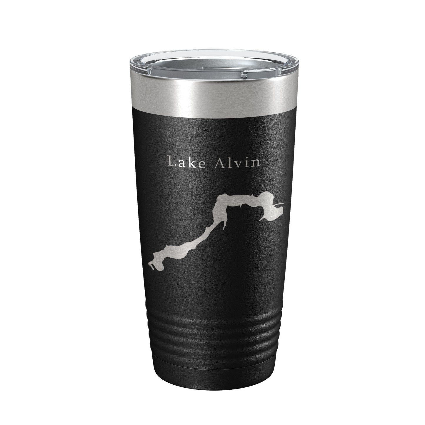 Lake Alvin Map Tumbler Travel Mug Insulated Laser Engraved Coffee Cup South Dakota 20 oz-0