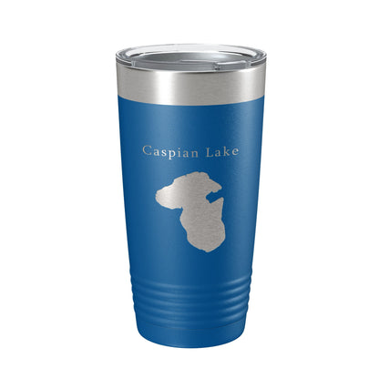 Caspian Lake Map Tumbler Travel Mug Insulated Laser Engraved Coffee Cup Vermont 20 oz-6