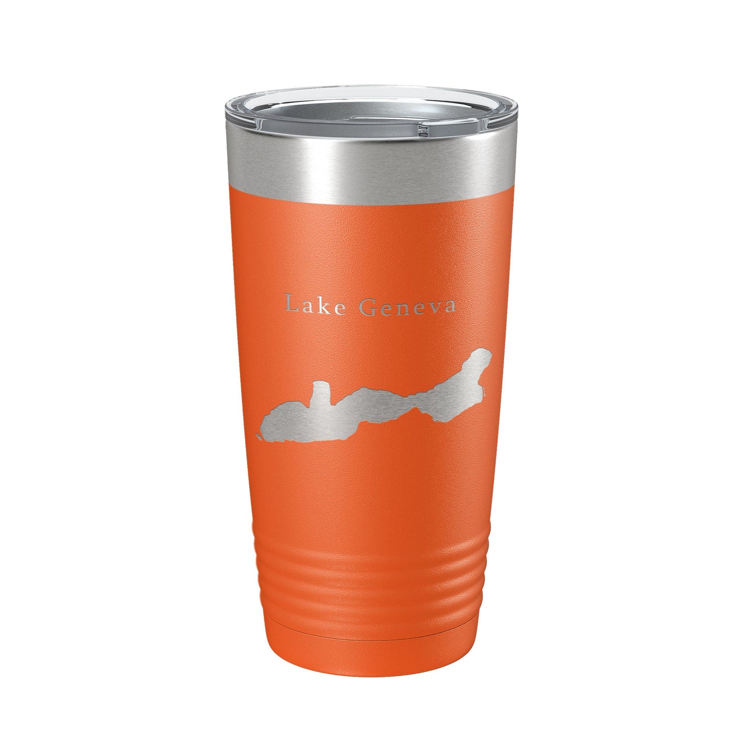 Lake Geneva Map Tumbler Travel Mug Insulated Laser Engraved Coffee Cup Wisconsin 20 oz-17