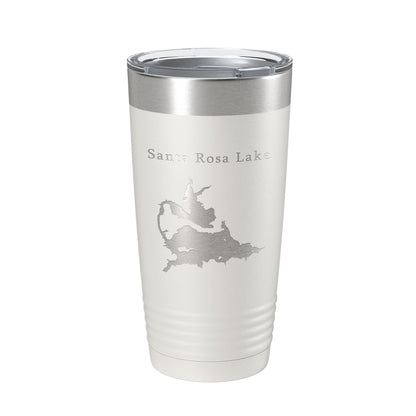 Santa Rosa Lake Map Tumbler Travel Mug Insulated Laser Engraved Coffee Cup New Mexico 20 oz-7