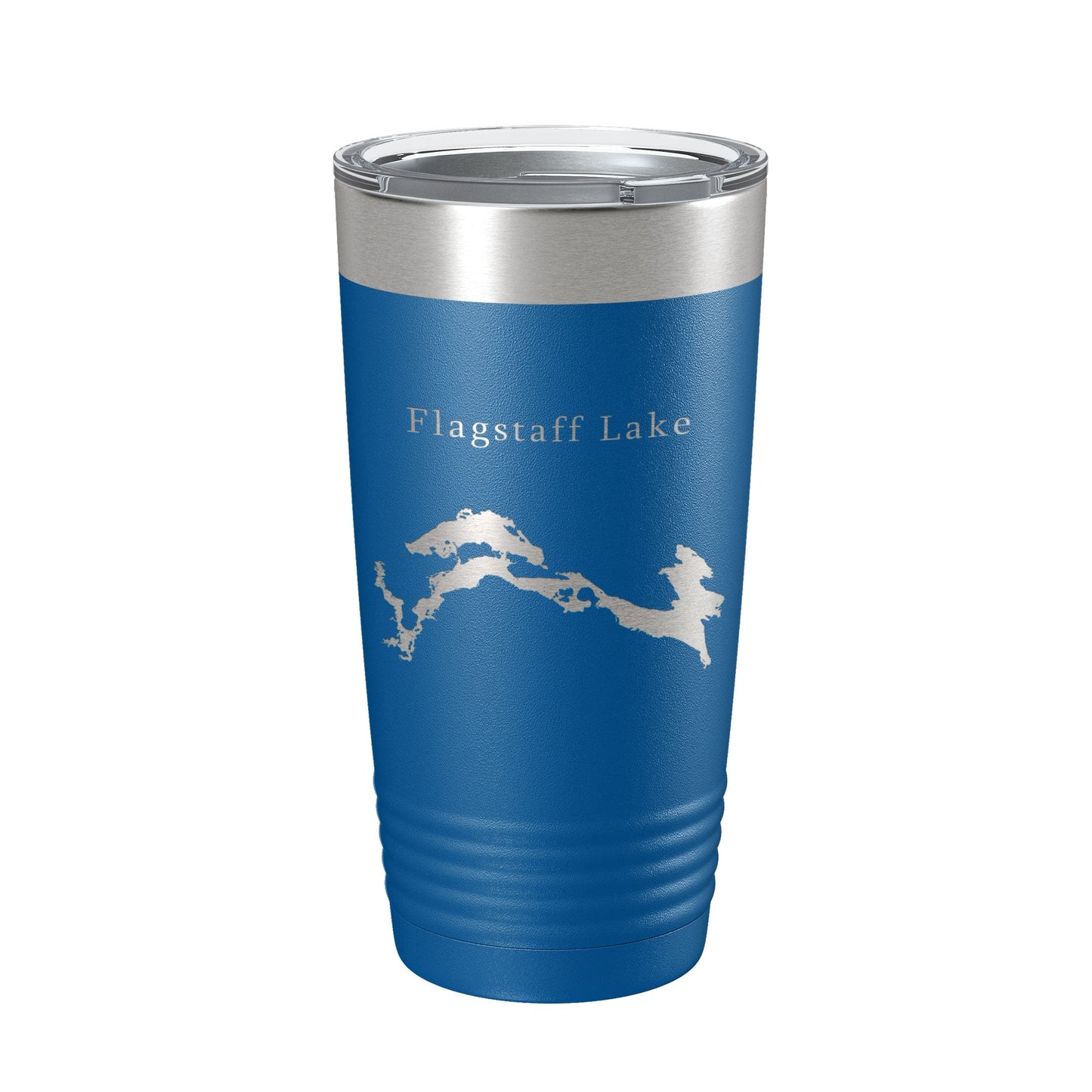 Flagstaff Lake Map Tumbler Travel Mug Insulated Laser Engraved Coffee Cup Maine 20 oz-6