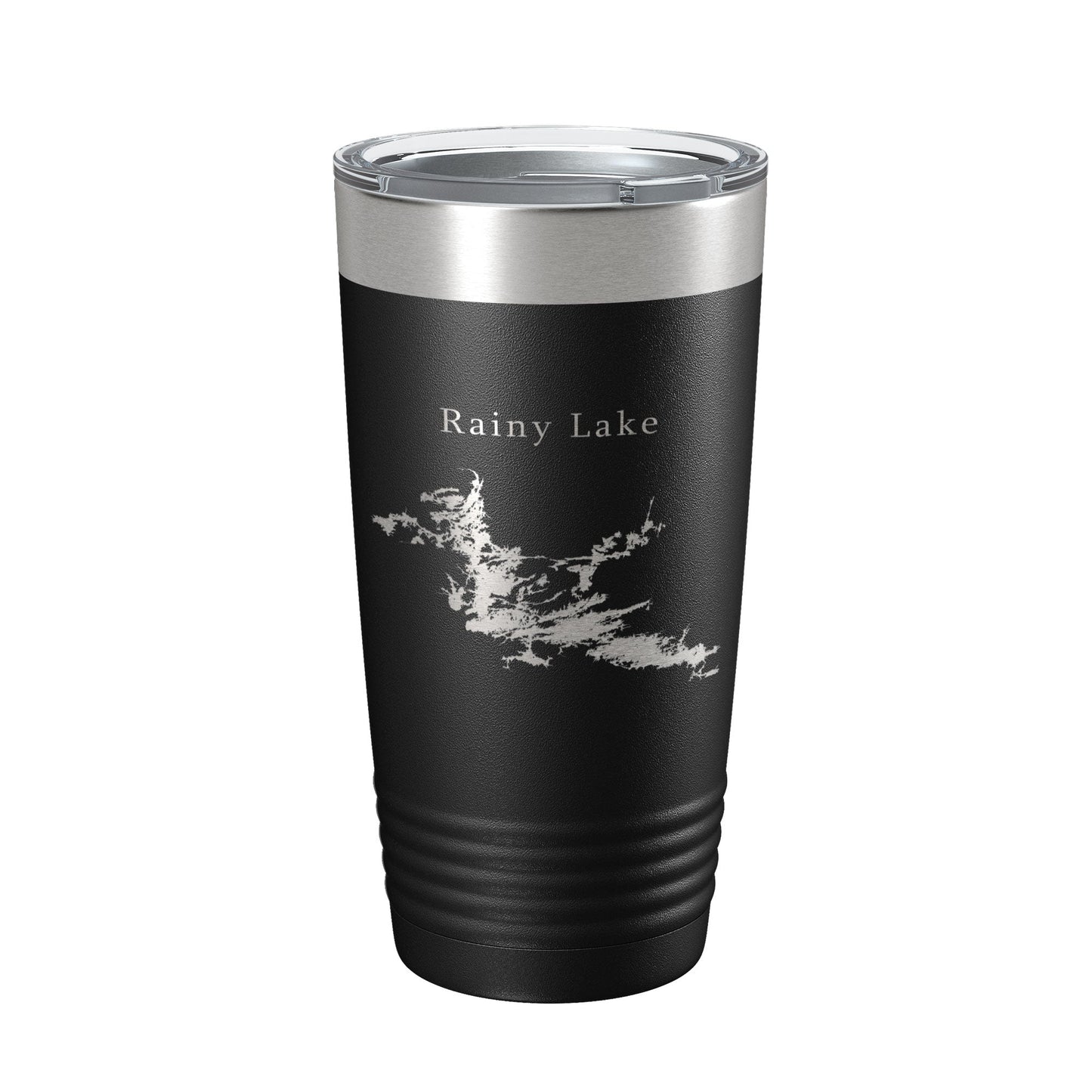 Rainy Lake Map Tumbler Travel Mug Insulated Laser Engraved Coffee Cup Minnesota 20 oz-5