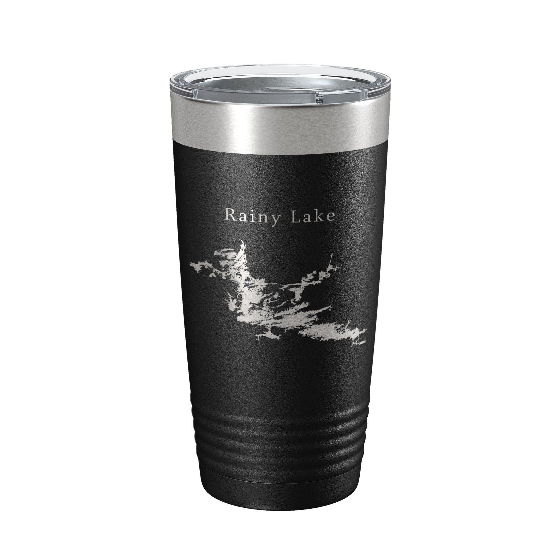 Rainy Lake Map Tumbler Travel Mug Insulated Laser Engraved Coffee Cup Minnesota 20 oz-5