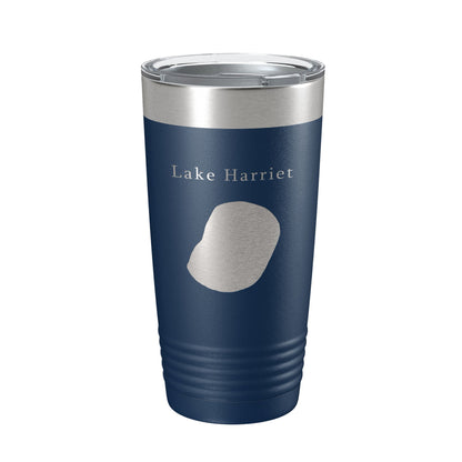Lake Harriet Map Tumbler Travel Mug Insulated Laser Engraved Coffee Cup Minnesota 20 oz-2