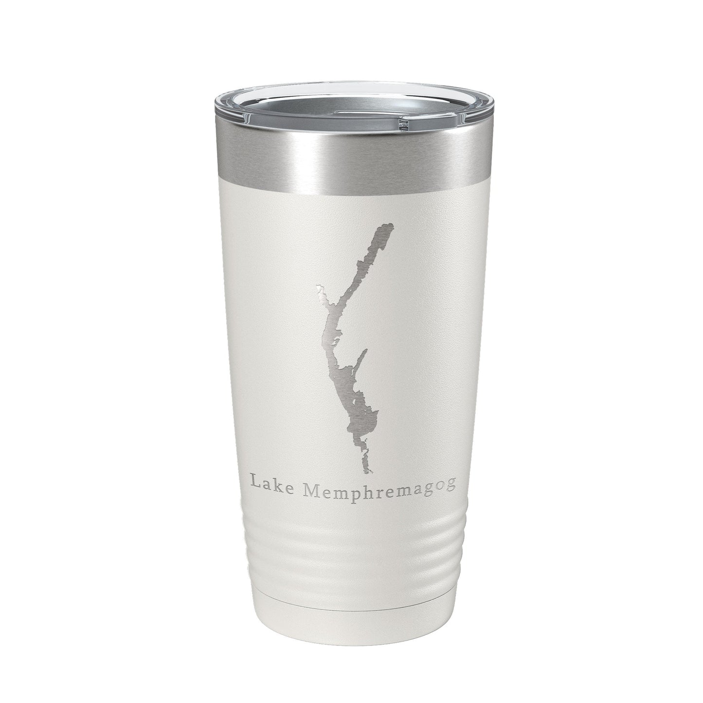 Lake Memphremagog Map Tumbler Travel Mug Insulated Laser Engraved Coffee Cup Vermont Quebec 20 oz-7
