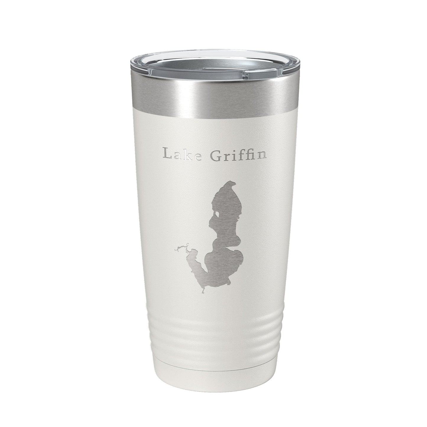 Lake Griffin Map Tumbler Travel Mug Insulated Laser Engraved Coffee Cup Florida 20 oz-7