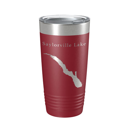 Saylorville Lake Map Tumbler Travel Mug Insulated Laser Engraved Coffee Cup Des Moines Iowa 20 oz-18
