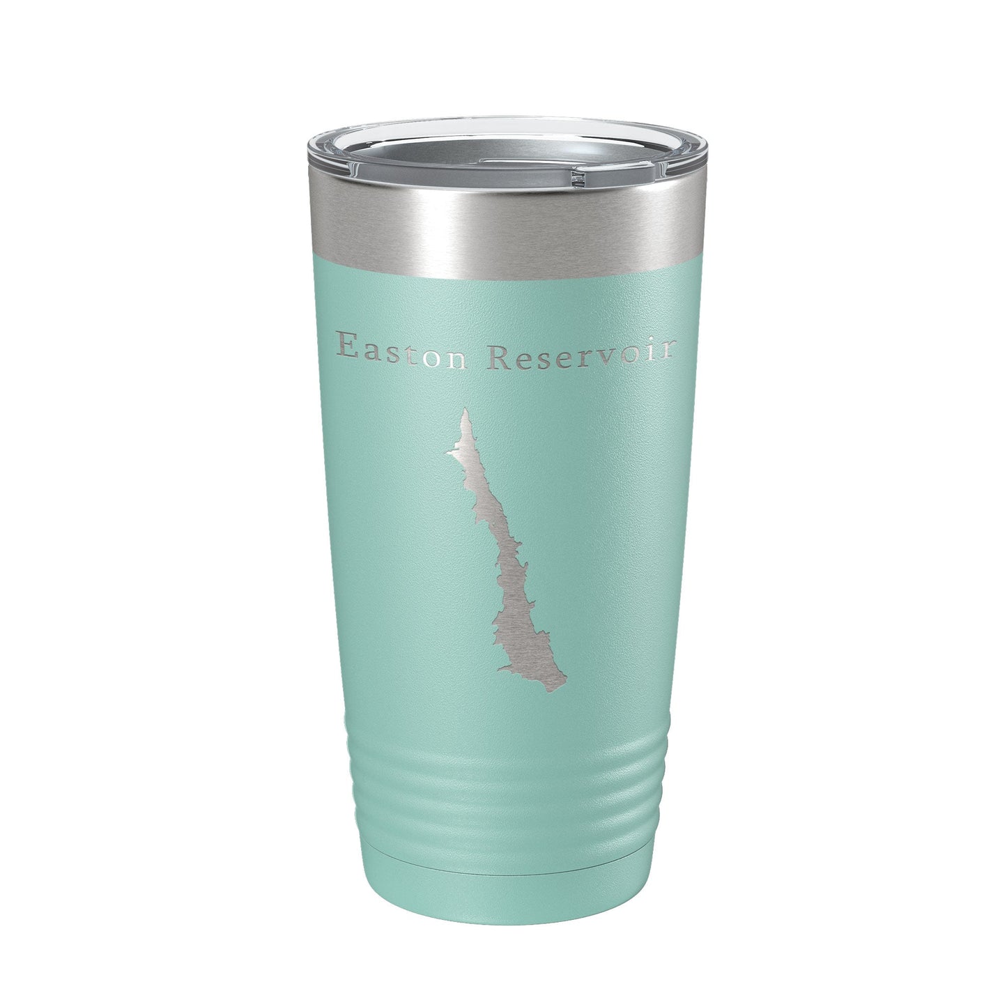 Easton Reservoir Tumbler Lake Map Travel Mug Insulated Laser Engraved Coffee Cup Connecticut 20 oz-12