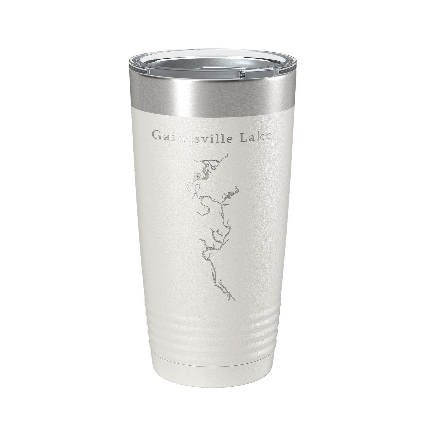 Gainesville Lake Map Tumbler Travel Mug Insulated Laser Engraved Coffee Cup Alabama 20 oz-7