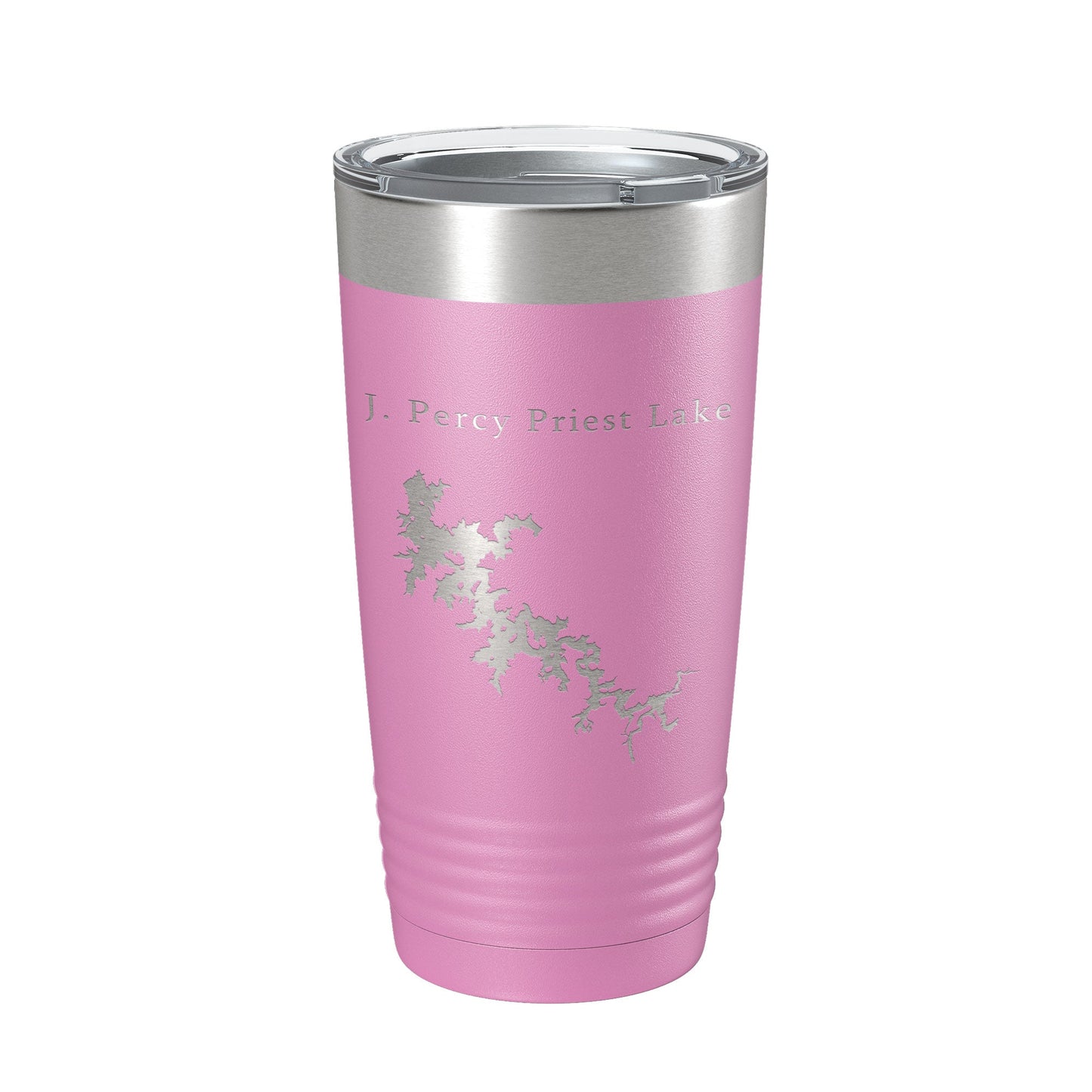 J. Percy Priest Lake Map Tumbler Travel Mug Insulated Laser Engraved Coffee Cup Tennessee 20 oz-14