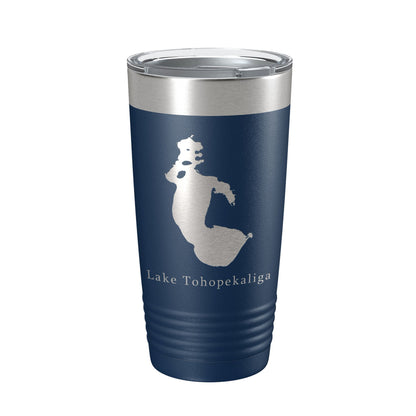 Lake Tohopekaliga Map Tumbler Travel Mug Insulated Laser Engraved Coffee Cup Florida 20 oz-8