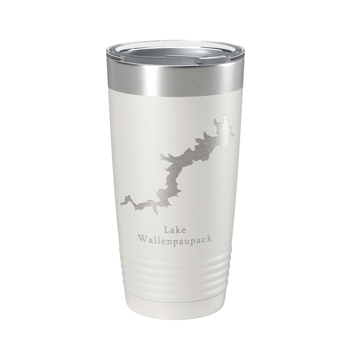 Lake Wallenpaupack Map Tumbler Travel Mug Insulated Laser Engraved Coffee Cup Pennsylvania 20 oz-1