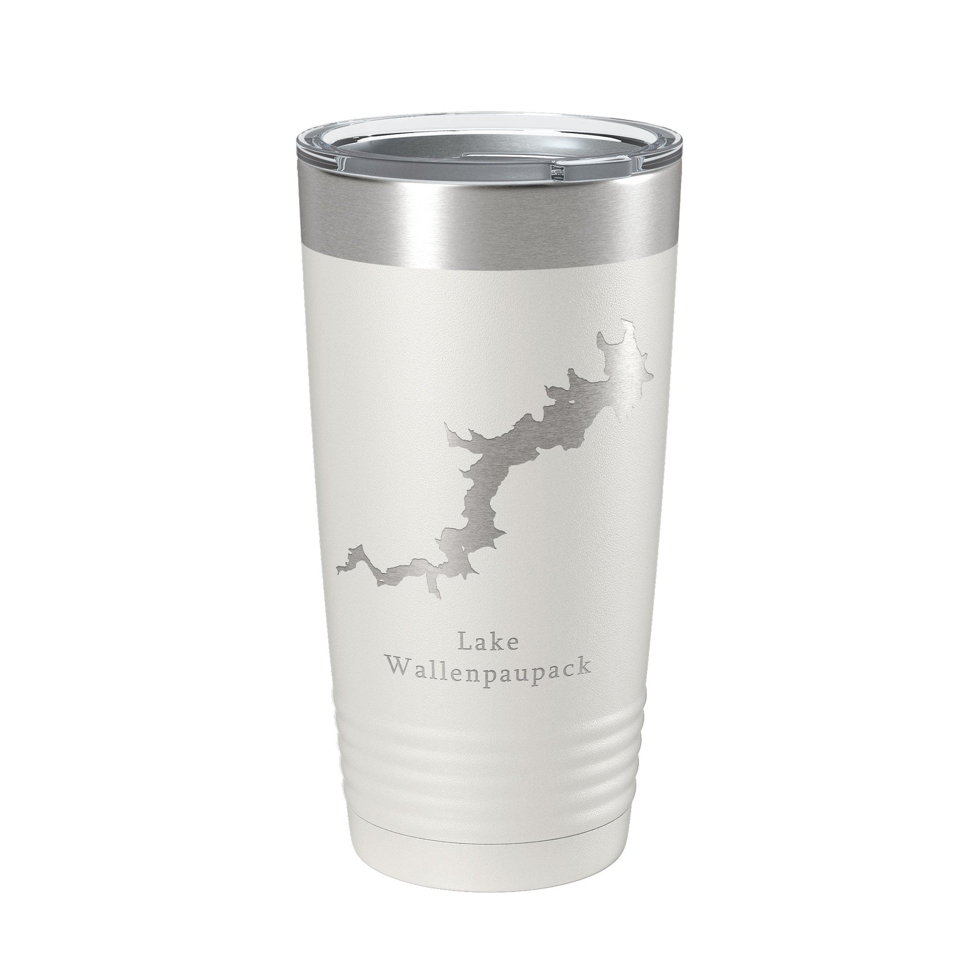 Lake Wallenpaupack Map Tumbler Travel Mug Insulated Laser Engraved Coffee Cup Pennsylvania 20 oz-1