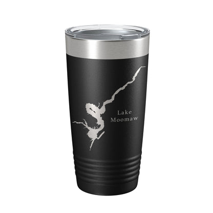 Lake Moomaw Map Tumbler Travel Mug Insulated Laser Engraved Coffee Cup Virginia 20 oz-0
