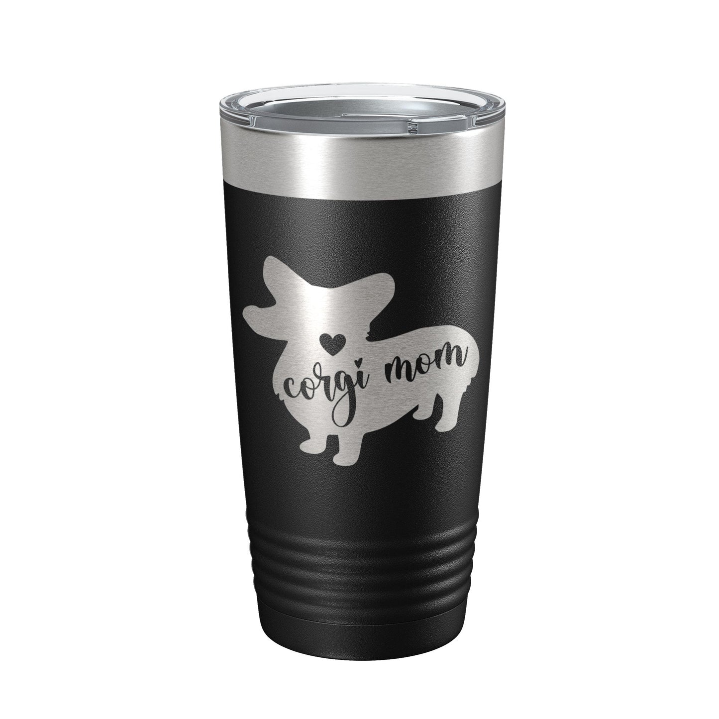 Corgi Mom Tumbler Dog Travel Mug Gift Insulated Laser Engraved Coffee Cup 20 oz-5