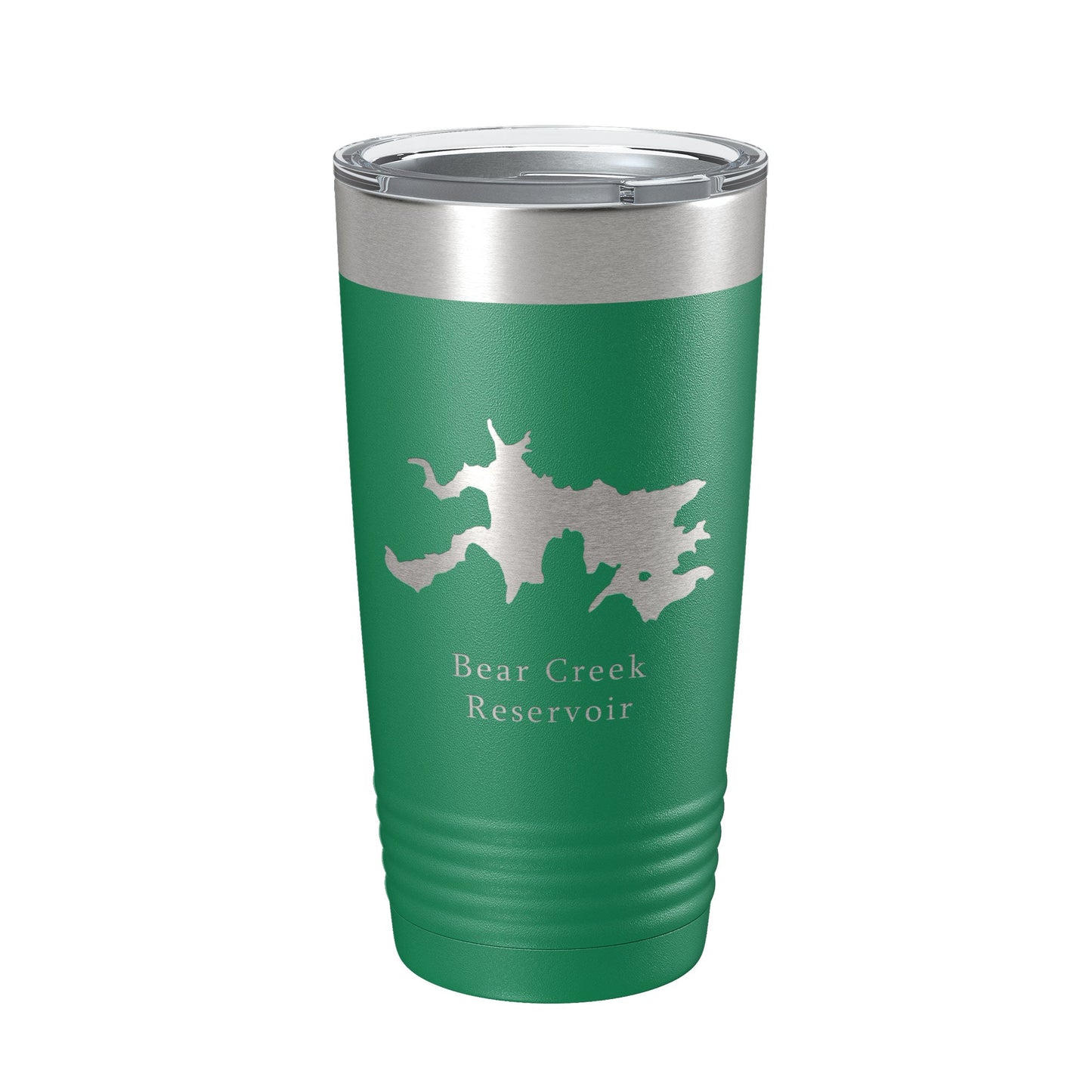 Bear Creek Reservoir Map Tumbler Travel Mug Insulated Laser Engraved Coffee Cup Lake Athens Jefferson Georgia 20 oz-9