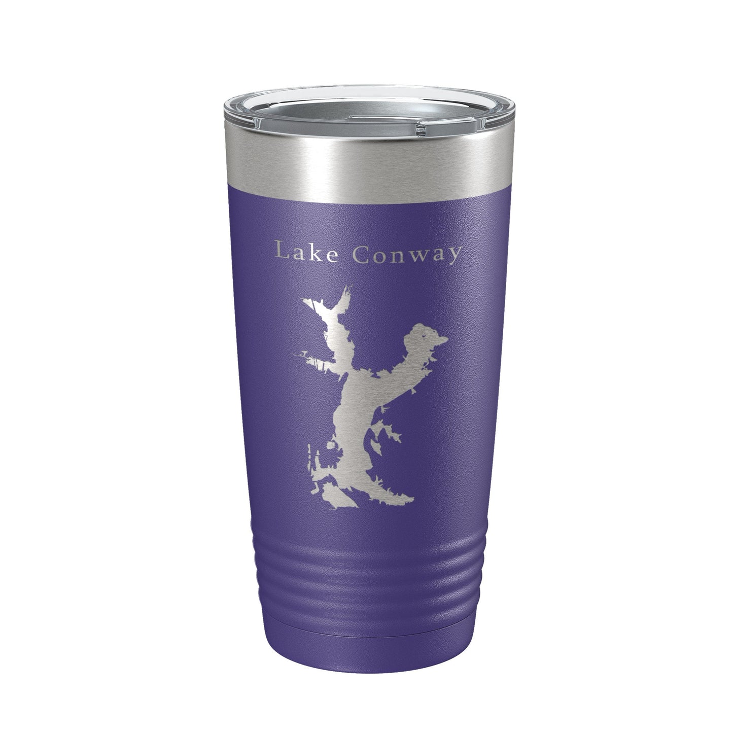Lake Conway Map Tumbler Travel Mug Insulated Laser Engraved Coffee Cup Arkansas 20 oz-15