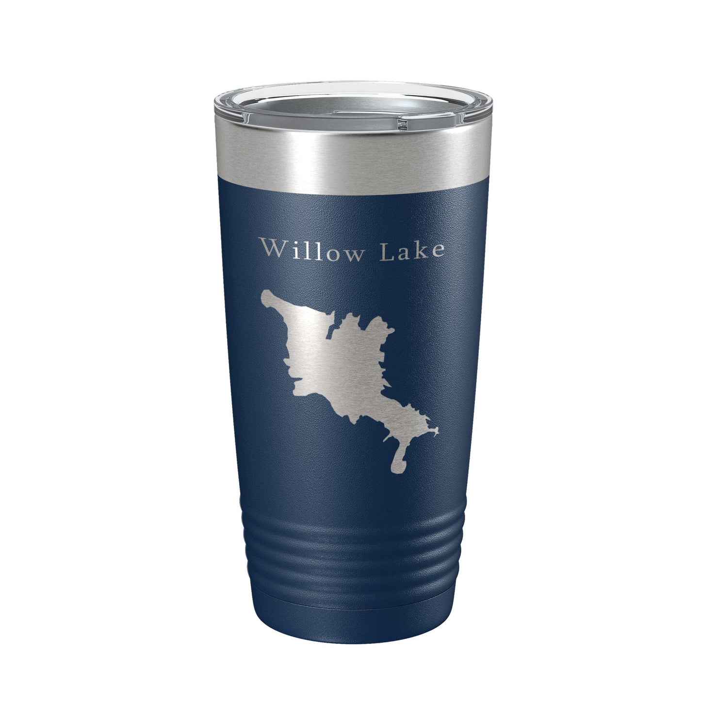 Willow Creek Lake Map Tumbler Travel Mug Insulated Laser Engraved Coffee Cup Arizona 20 oz-8