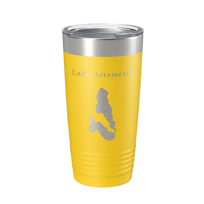 Lake Artemesia Map Tumbler Travel Mug Insulated Laser Engraved Coffee Cup Maryland 20 oz-4