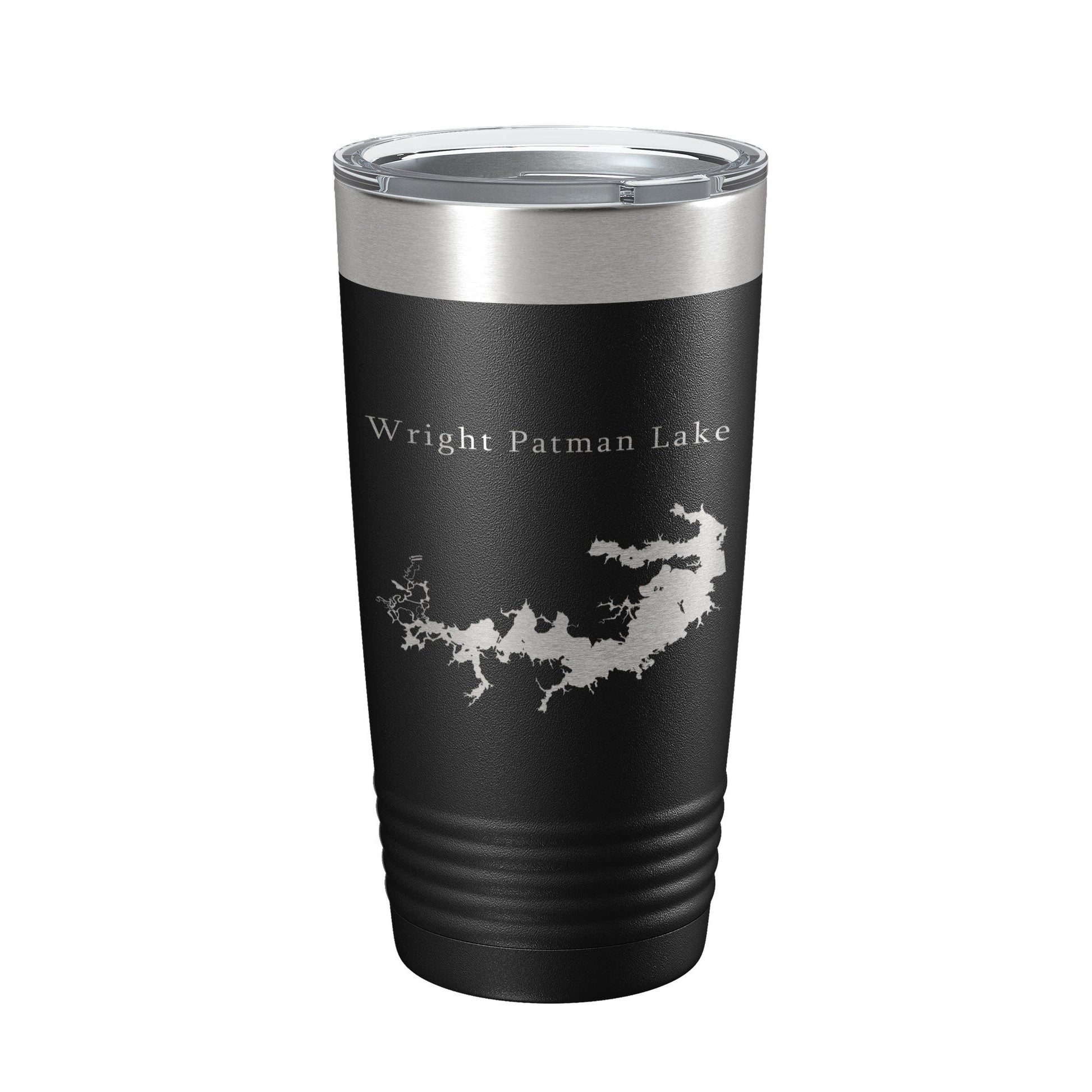 Wright Patman Lake Map Tumbler Travel Mug Insulated Laser Engraved Coffee Cup Texas 20 oz-5