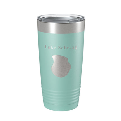 Lake Sebring Map Tumbler Travel Mug Insulated Laser Engraved Coffee Cup Florida 20 oz-12