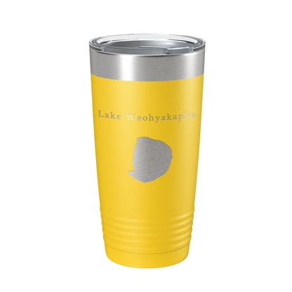 Lake Weohyakapka Map Tumbler Travel Mug Insulated Laser Engraved Coffee Cup Florida 20 oz-19