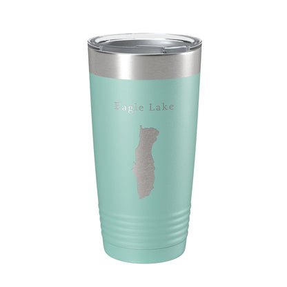 Eagle Lake Map Tumbler Travel Mug Insulated Laser Engraved Coffee Cup Acadia Maine 20 oz-12