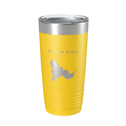 Somes Pond Tumbler Lake Map Travel Mug Insulated Laser Engraved Coffee Cup Acadia Maine 20 oz-4