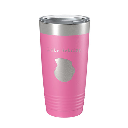 Lake Sebring Map Tumbler Travel Mug Insulated Laser Engraved Coffee Cup Florida 20 oz-11