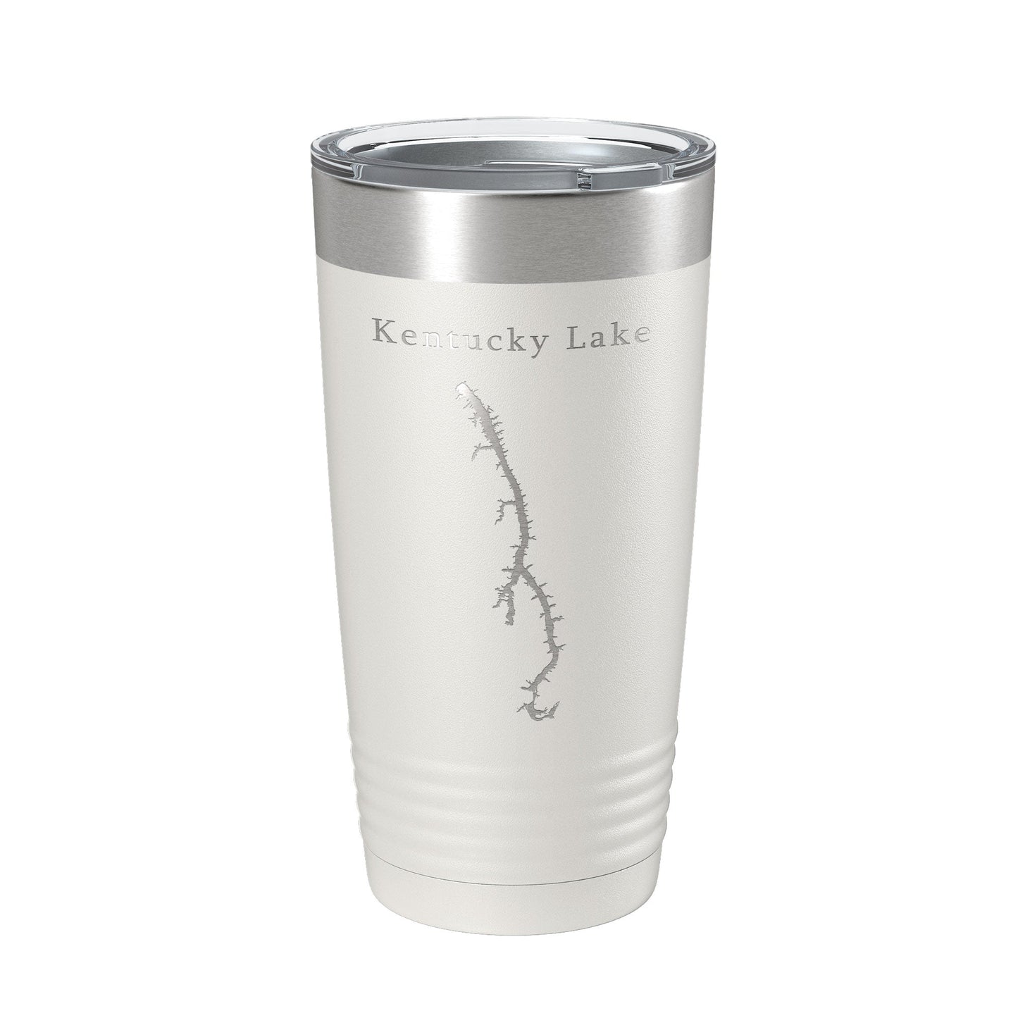 Kentucky Lake Map Tumbler Travel Mug Insulated Laser Engraved Coffee Cup Kentucky, Tennessee 20 oz-1