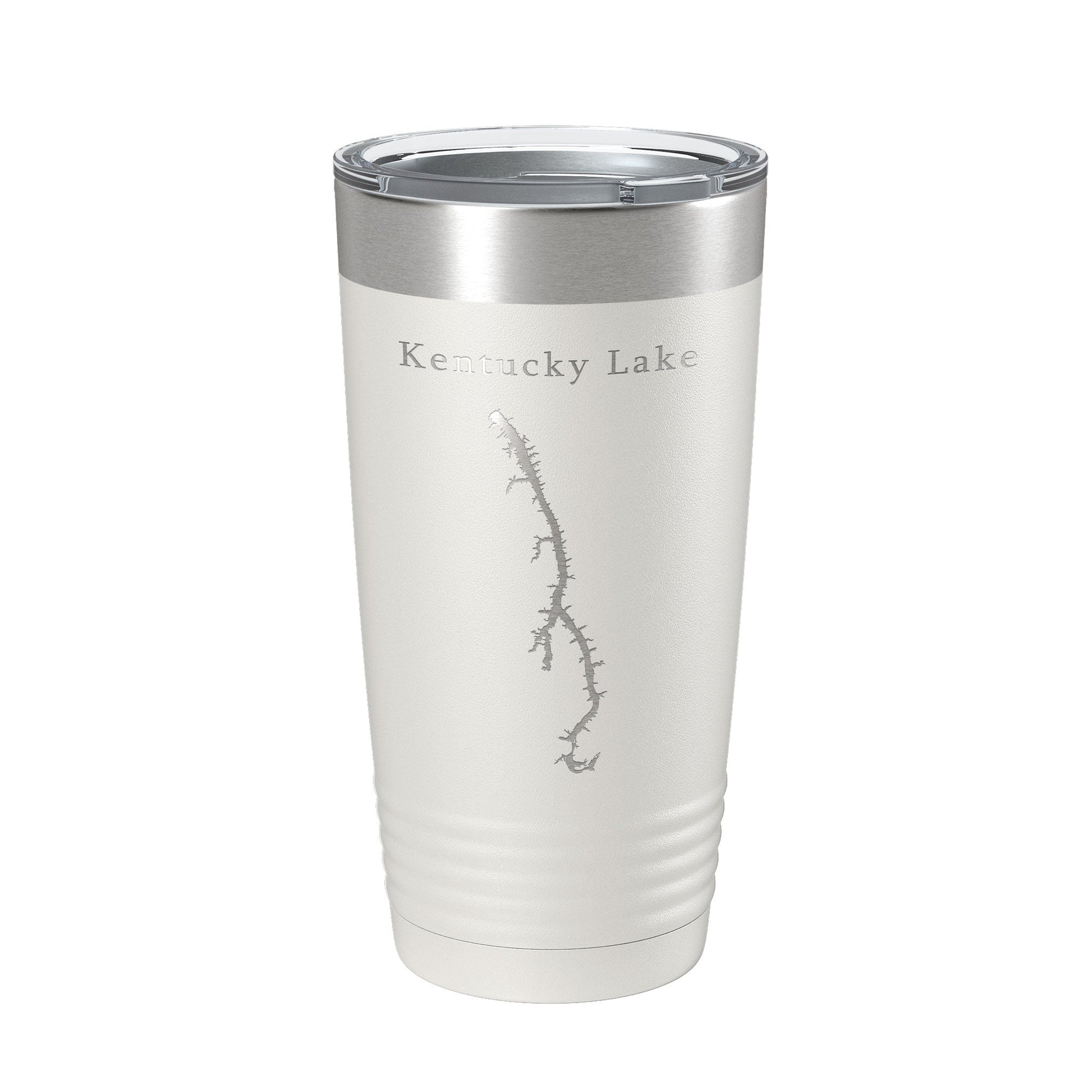 Kentucky Lake Map Tumbler Travel Mug Insulated Laser Engraved Coffee Cup Kentucky, Tennessee 20 oz-1