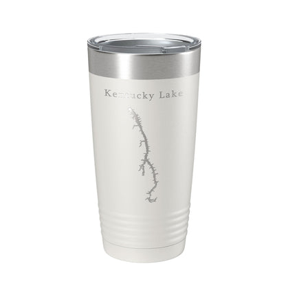 Kentucky Lake Map Tumbler Travel Mug Insulated Laser Engraved Coffee Cup Kentucky, Tennessee 20 oz-1