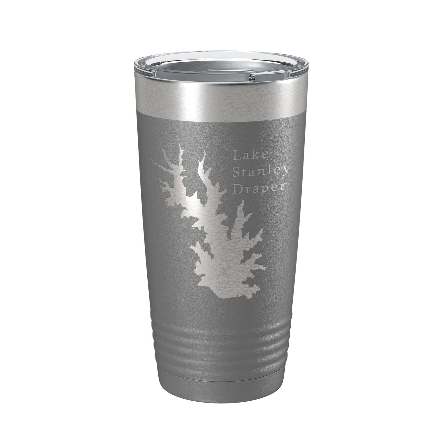 Lake Stanley Draper Map Tumbler Travel Mug Insulated Laser Engraved Coffee Cup Oklahoma 20 oz-16