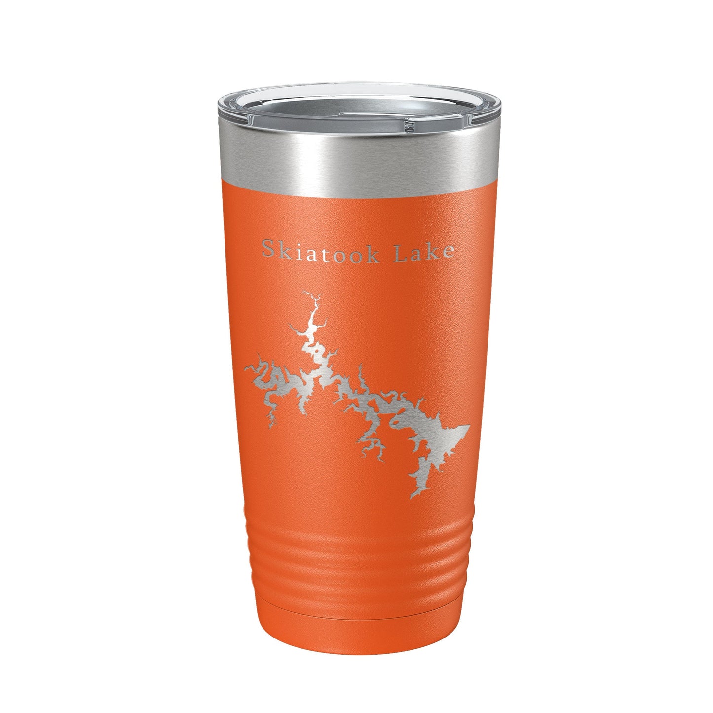 Skiatook Lake Map Tumbler Travel Mug Insulated Laser Engraved Coffee Cup Oklahoma 20 oz-17