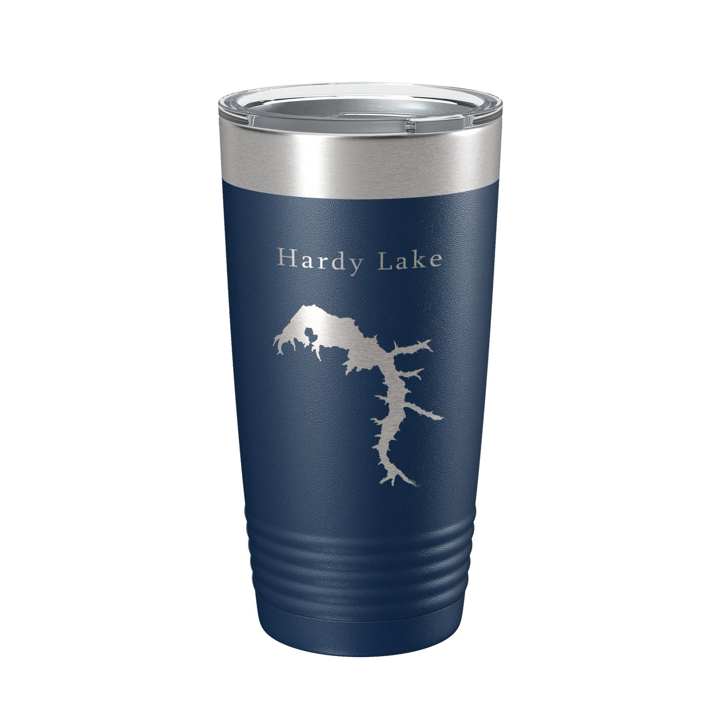 Hardy Lake Map Tumbler Travel Mug Insulated Laser Engraved Coffee Cup Indiana 20 oz-8