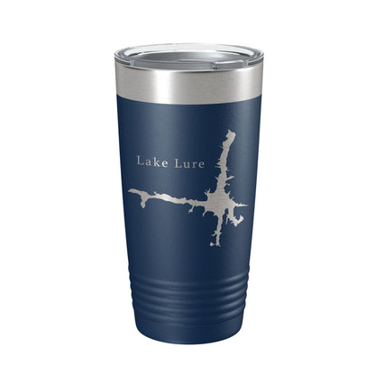 Lake Lure Map Tumbler Travel Mug Insulated Laser Engraved Coffee Cup North Carolina 20 oz-8
