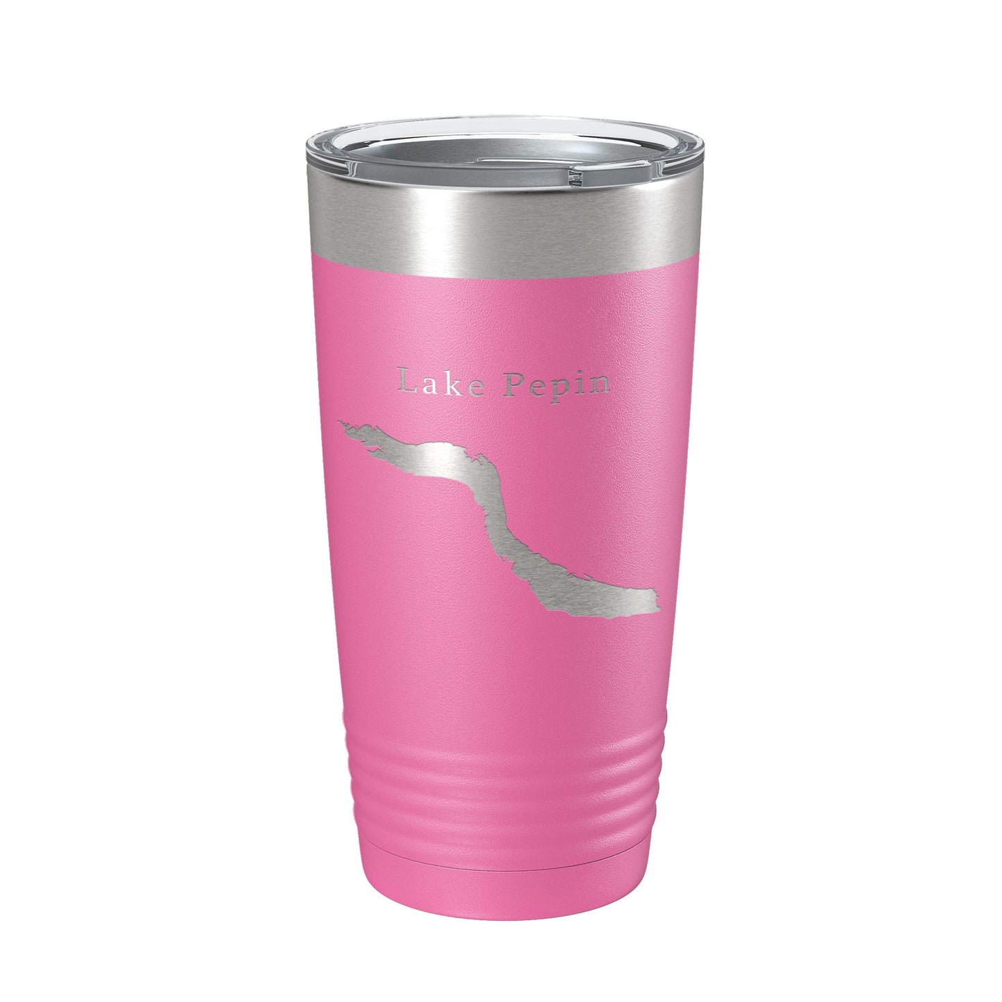 Lake Pepin Map Tumbler Travel Mug Insulated Laser Engraved Coffee Cup Minnesota Wisconsin 20 oz-11