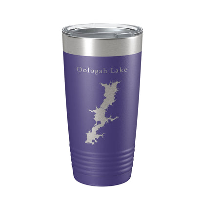 Oologah Lake Map Tumbler Travel Mug Insulated Laser Engraved Coffee Cup Oklahoma 20 oz-15