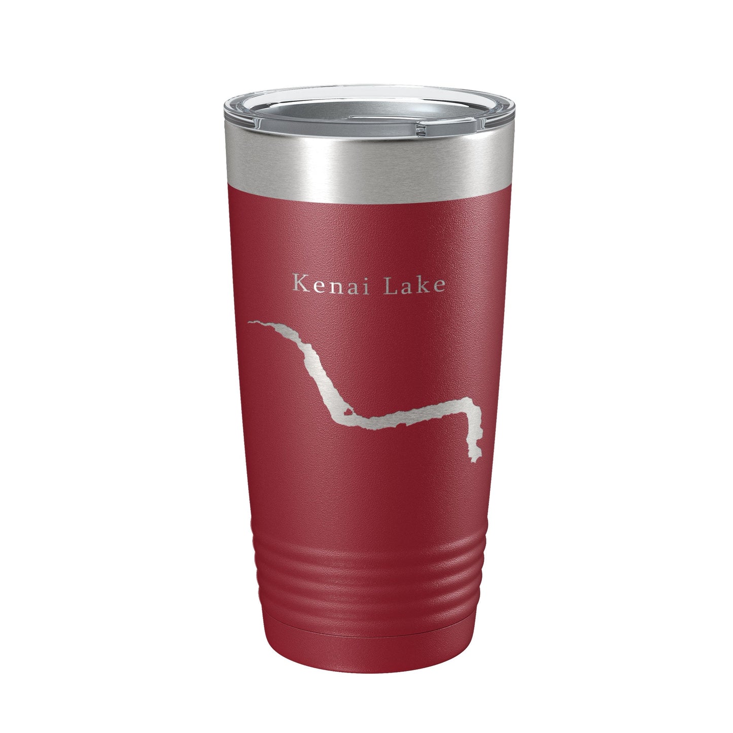 Kenai Lake Map Tumbler Travel Mug Insulated Laser Engraved Coffee Cup Alaska 20 oz-18