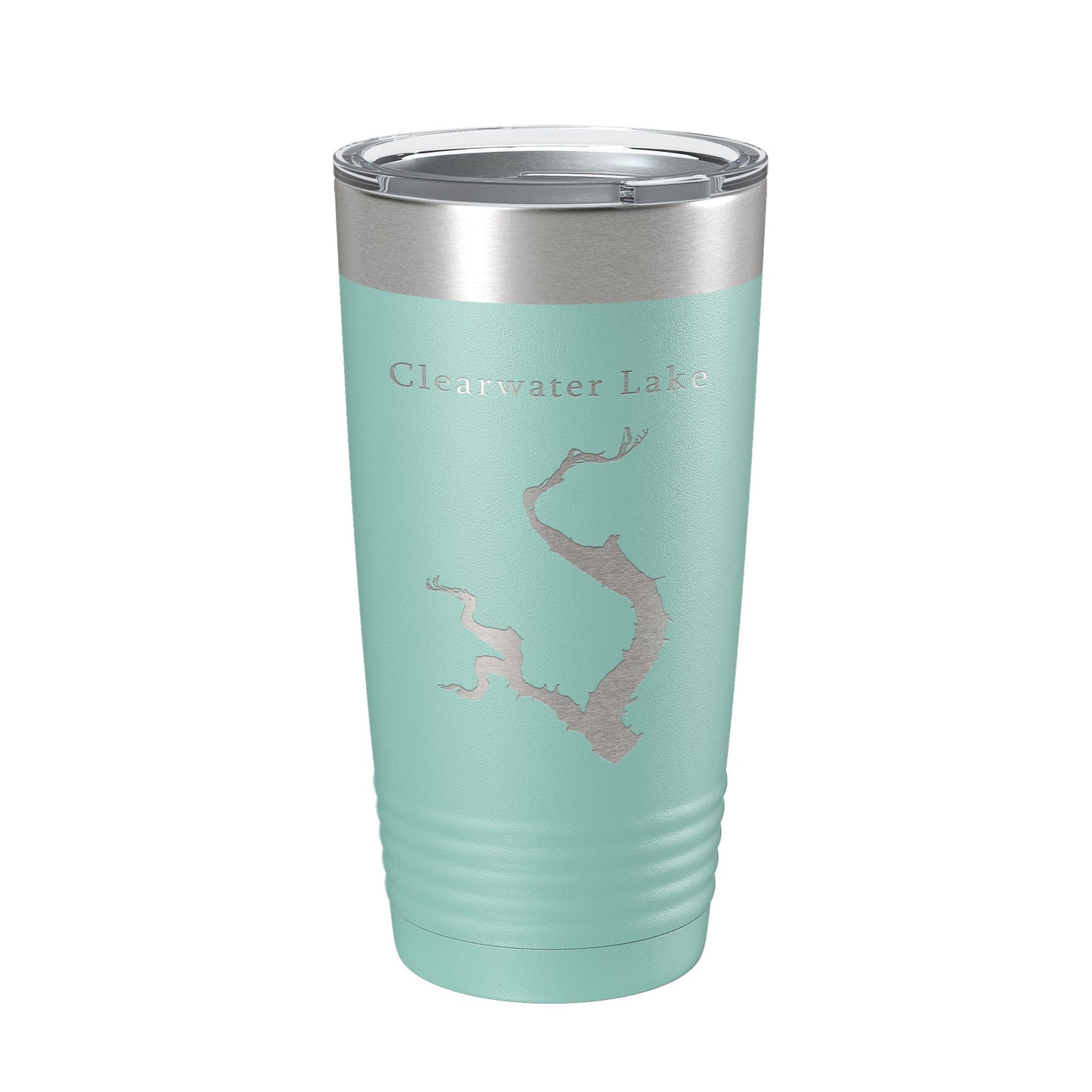 Clearwater Lake Map Tumbler Travel Mug Insulated Laser Engraved Coffee Cup Missouri 20 oz-12